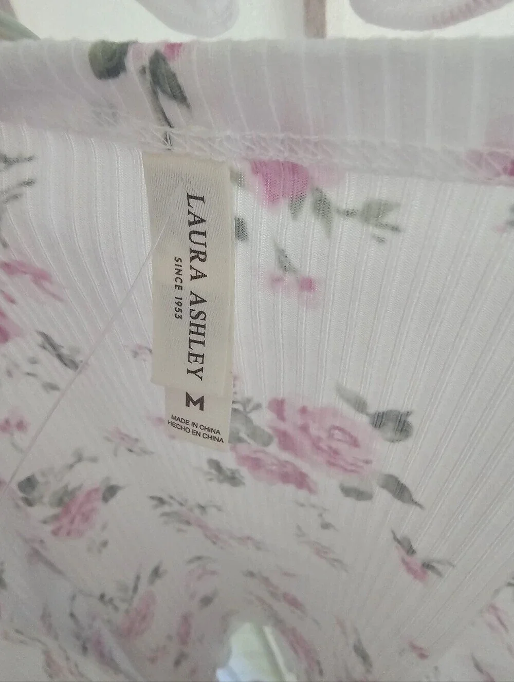 Laura Ashley 2pc Rob Knit Floral Cami Short Set